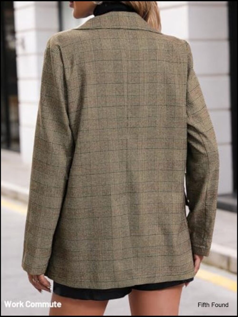 Lightweight Lined Blazer with Pockets for Office Casual Wear - Picture 5 of 7